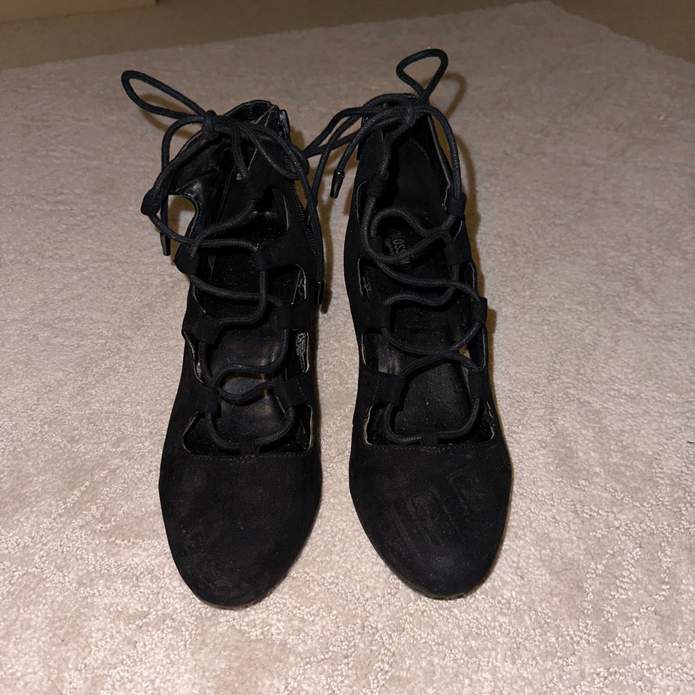 lace up heels